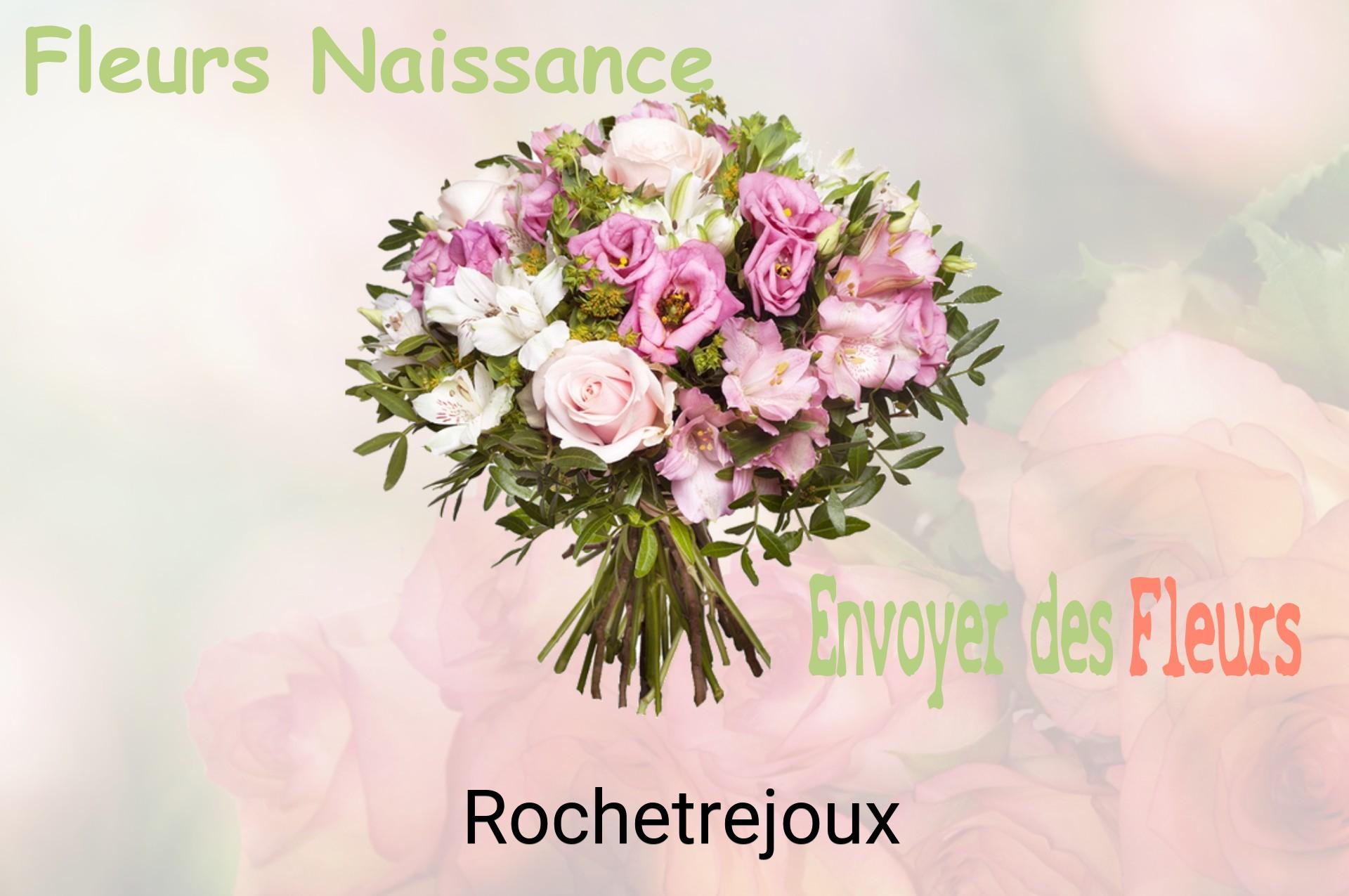Bouquet de fleurs de naissance livré à Rochetrejoux